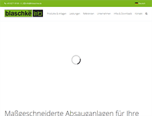 Tablet Screenshot of hblaschke.de